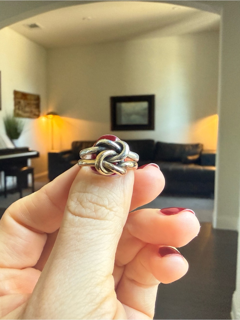 James Avery Gold & Sterling Silver Love Knot Ring